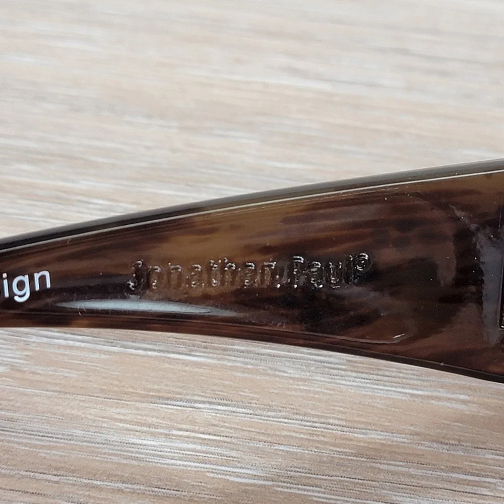 Jonathan Paul Fitovers Aurora AU003 Brown Tortoise Polarized Sunglasses UV 400